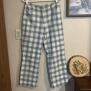 Burberry Golf | Prorsum Grey Plaid Checkered Crop Golf Pants Size 8